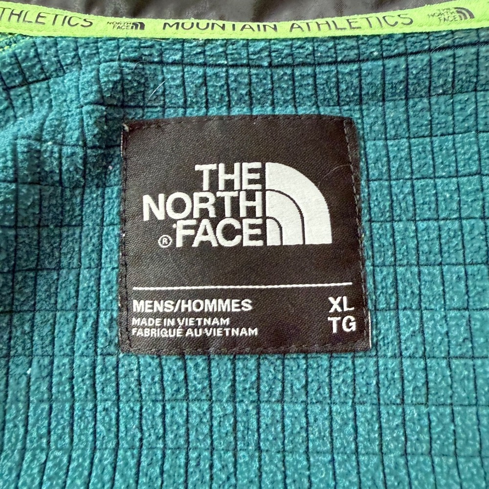 The North Face Full Zip Jacket Fleece Technical | Teal Gray | Size XL - Picture 3 of 12